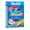Bebi Premium каша молочная 3 злака с малиной и мелиссой обогащ. пребиотик 200гр