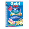 Bebi Premium каша молочная 3 злака с яблоком и ромашкой обогащ. пребиотик 200гр