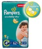 Подгузники Pampers 4+ макси плюс (10-15кг) 62шт