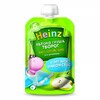 Heinz пюре яблоко,груша,творог 90г дой-пак