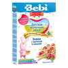 Bebi Premium каша молочная злаки с малиной и вишней 200гр